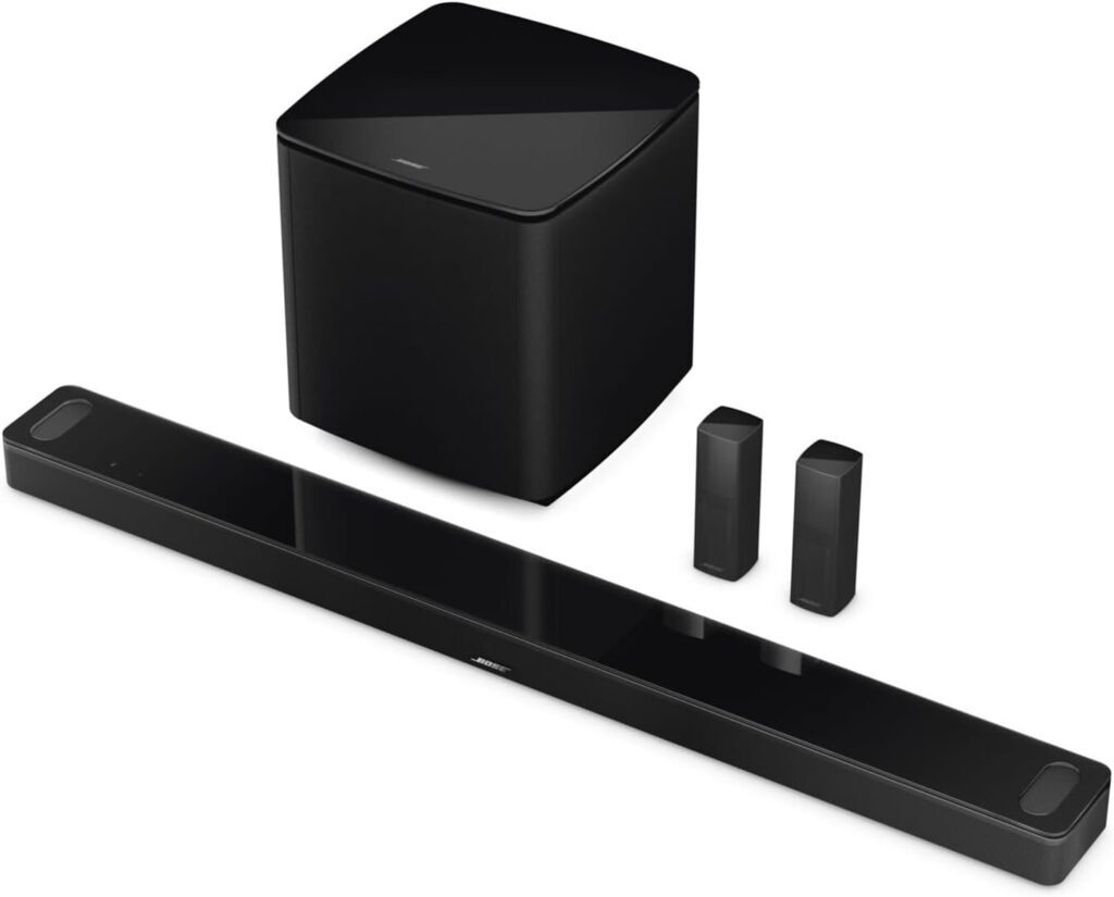 NEW Bose Smart Ultra Soundbar With Dolby Atmos Plus Alexa, Wireless Bluetooth AI Surround Sound System for TV, White