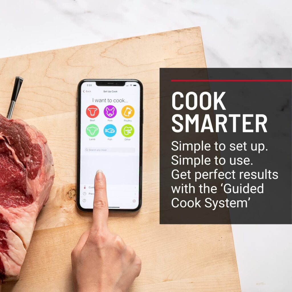 Original MEATER: Wireless Digital Smart Meat Thermometer | for Oven, BBQ, Grill, Kitchen | iOS  Android App | Apple Watch, Alexa Compatible | Dishwasher Safe