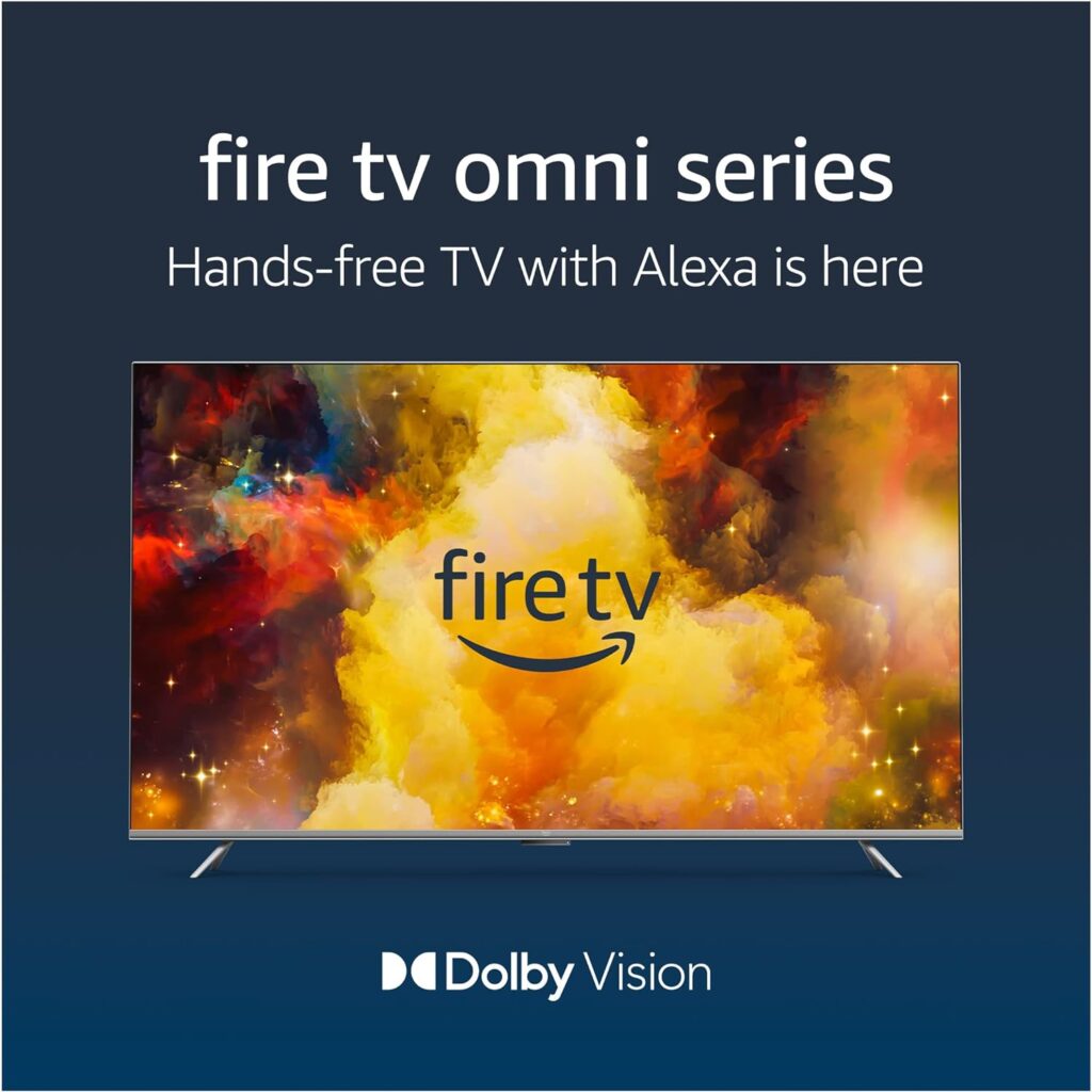 Amazon Fire TV 65 Omni Series 4K UHD smart TV with Dolby Vision, hands-free with Alexa