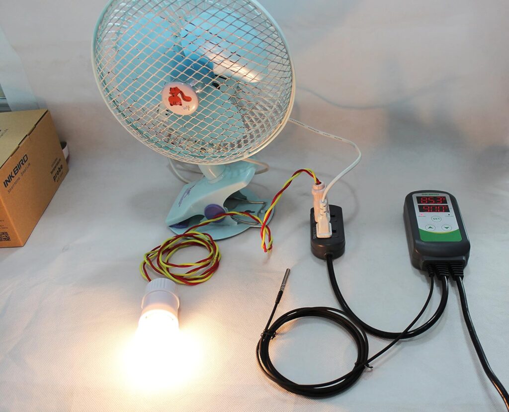 Inkbird WiFi ITC-308 Digital Temperature Controller Thermostat Remote Monitoring Controlling Home Brewing Fermentation Breeding Incubation Greenhouse
