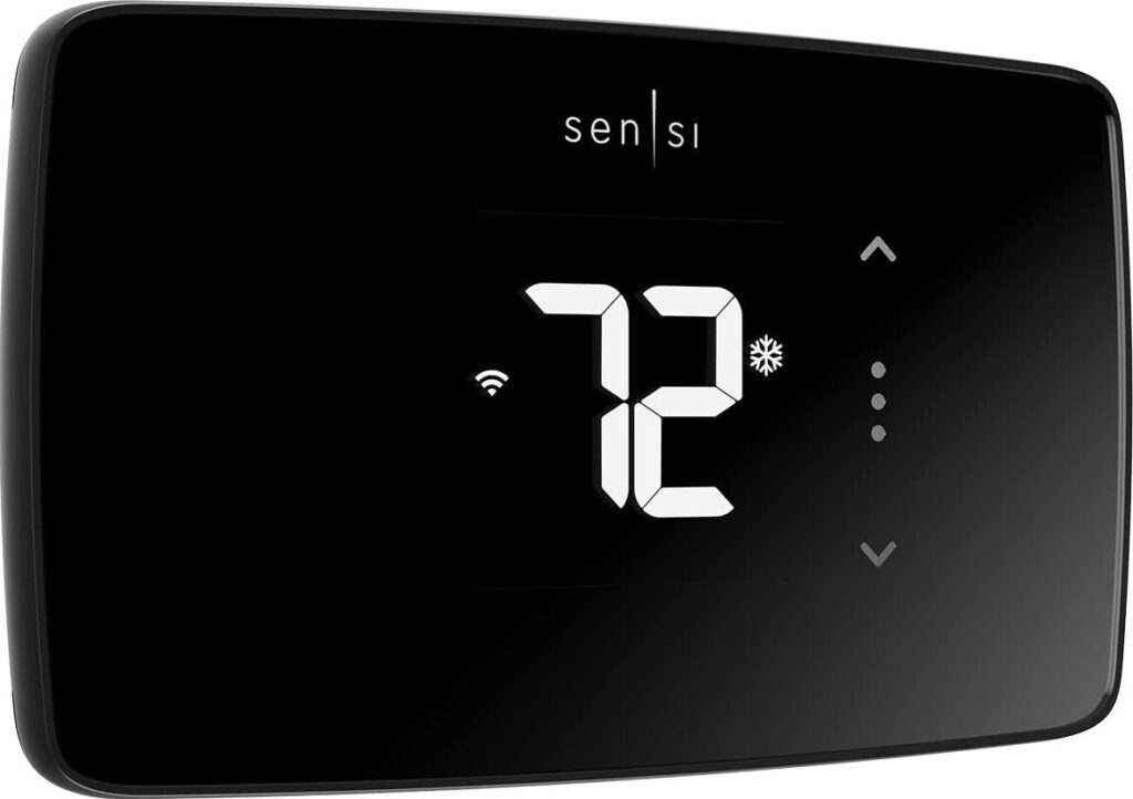 Sensi Lite Smart Thermostat, Data Privacy, Programmable, Wi-Fi, Mobile App, Easy DIY, Compatible with Alexa, Energy Star Certified, ST25, C-Wire Not Required on Most Systems **New 2023!**