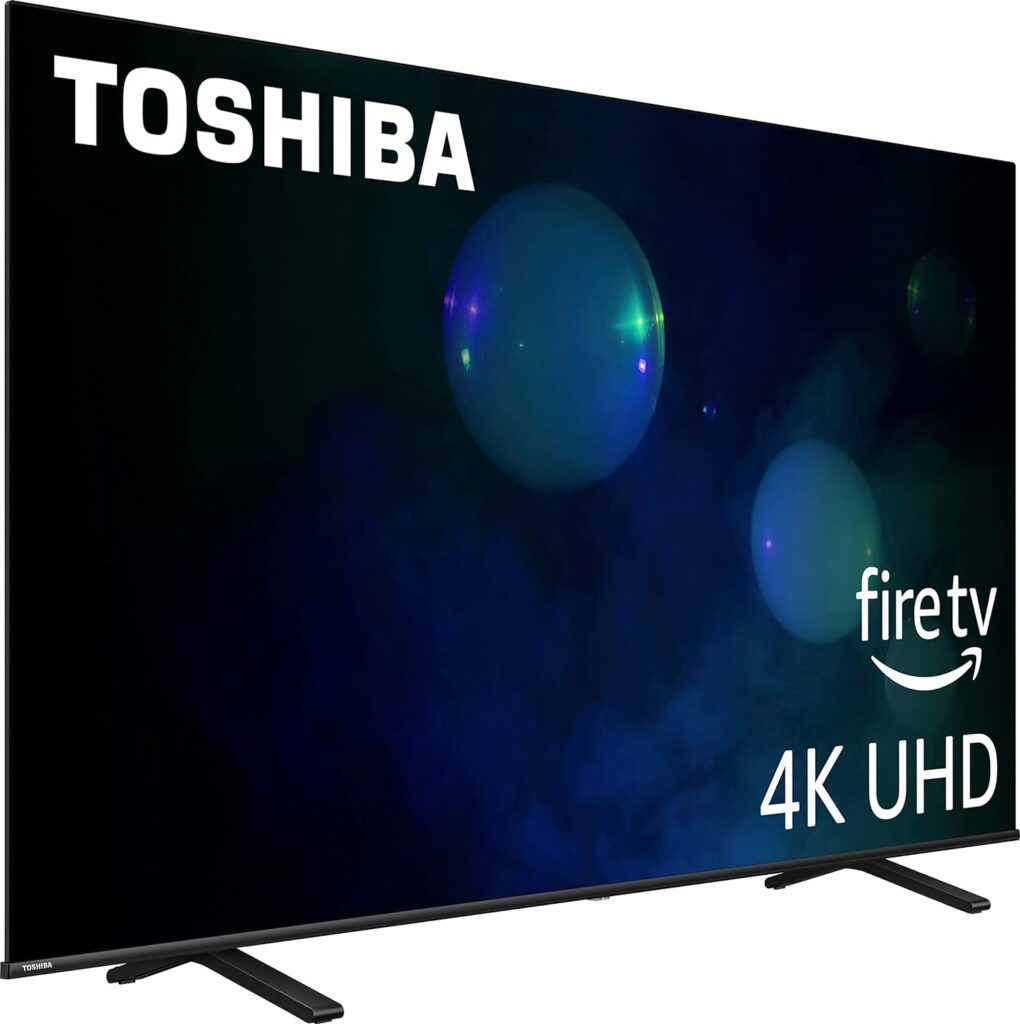 Toshiba 43-inch Class C350 Series LED 4K UHD Smart Fire TV with Alexa Voice Remote (43C350LU, 2023 Model)