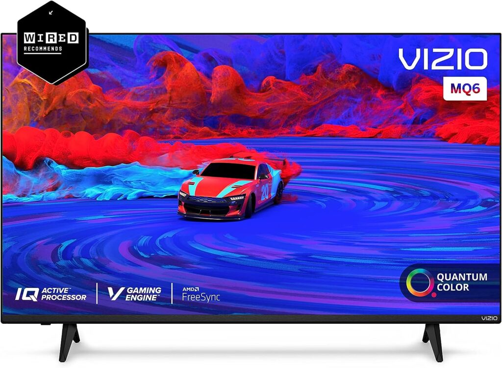 VIZIO 43-Inch M-Series 4K UHD Quantum LED HDR Smart TV with Apple AirPlay and Chromecast Built-in, Dolby Vision, HDR10+, HDMI 2.1, Variable Refresh Rate, M43Q6-J04 With Xtrasaver cloth(Renewed)